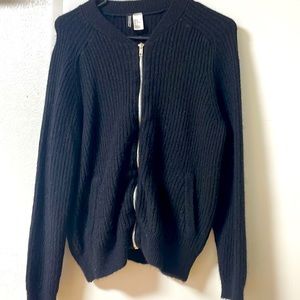 Black fuzzy sweatshirt